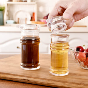 SOYA SAUCE BOTTLE (CRYSTAL CLEAR)