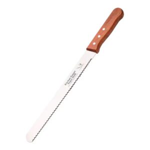 HAMSLICER SERRATED EDGE W/ WOODEN HANDLE
