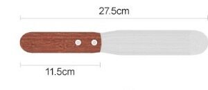 SPATULA STRAIGHT W/WDN HDL