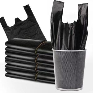BLACK PLASTIC TRASH BAG
